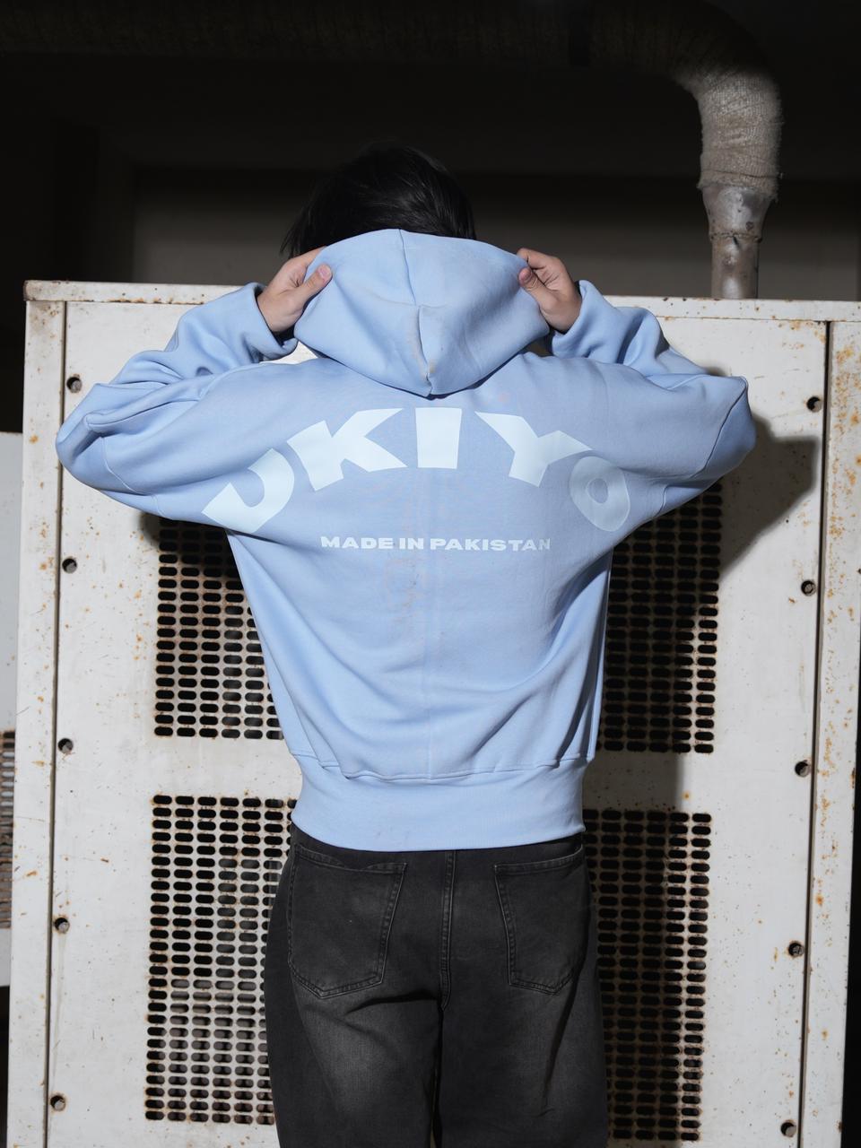 Sky Blue Zipper