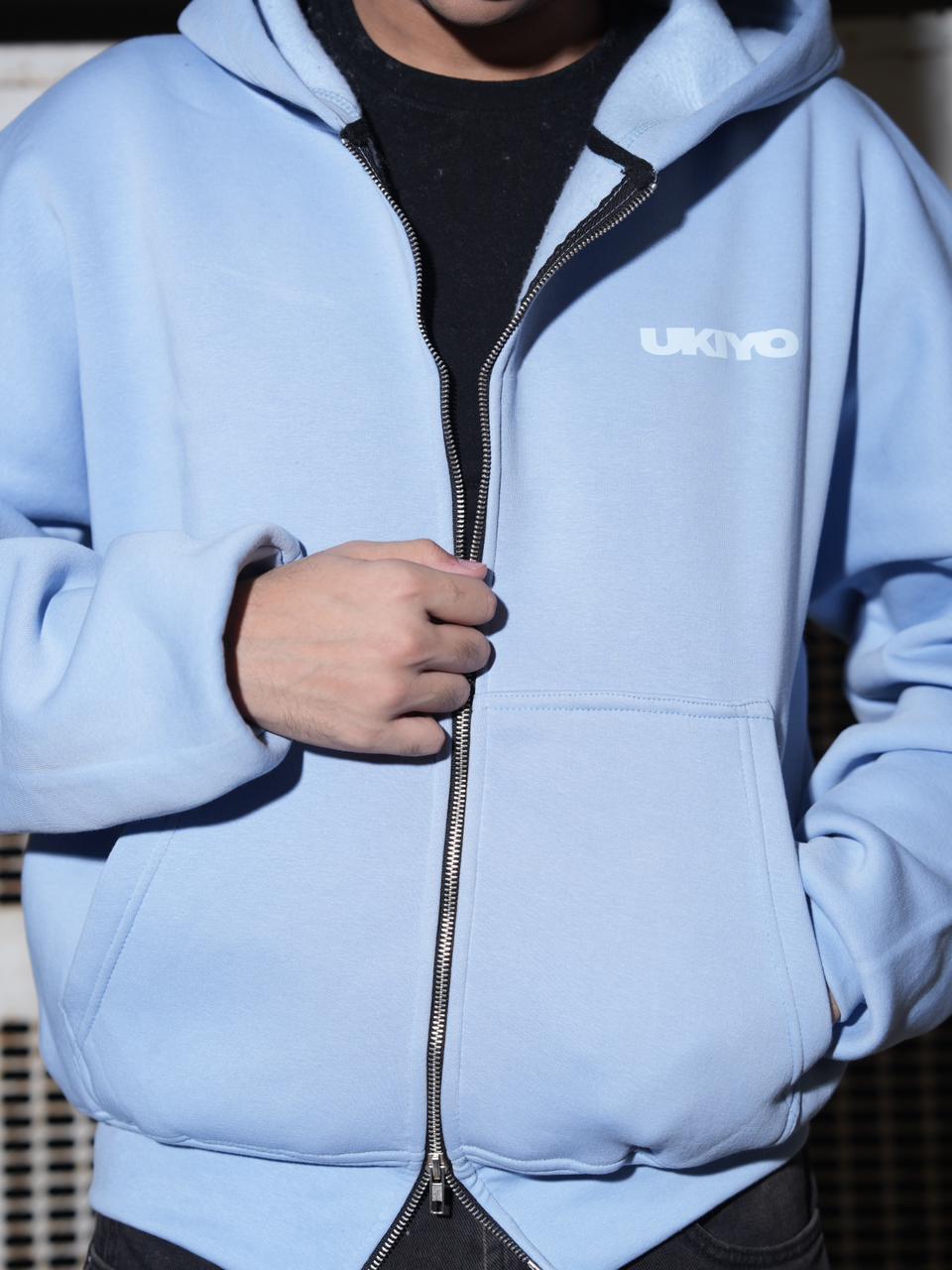 Sky Blue Zipper
